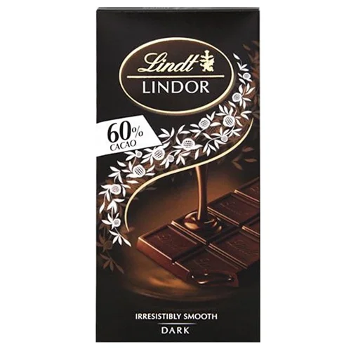 Шоколад чорний Lindt Lindor 100г