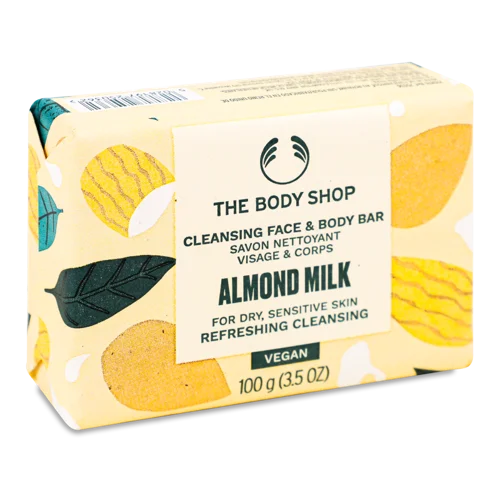 Мило Натуральне The Body Shop Мигдальне Молоч для Обличчя та Тіла, в/ґ