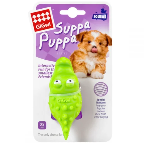 Іграшка для собак GiGwi Suppa Puppa Крокодильчик з пищалкою 9см