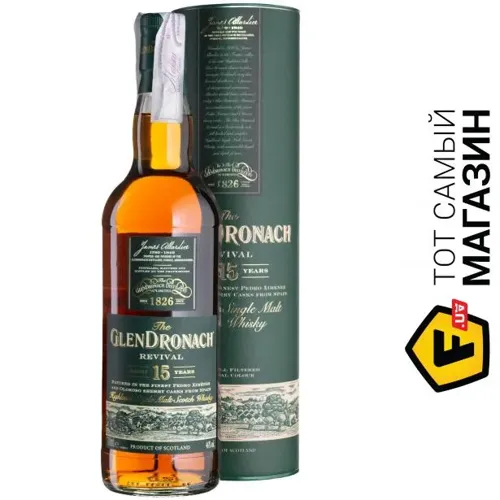 Віскі Benriach GlenDronach 15yo Revival, tube; Glendronach 15, 0,7л
