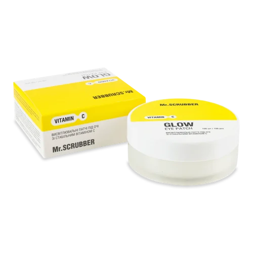 Патчі Під Очі Висвітлювальні зі Вітаміном C Glow Vitamin C Mr.Scrubber, 100 шт