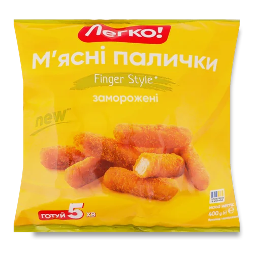 М'ясні Палички Заморожені Finger Style В/ґ 400г