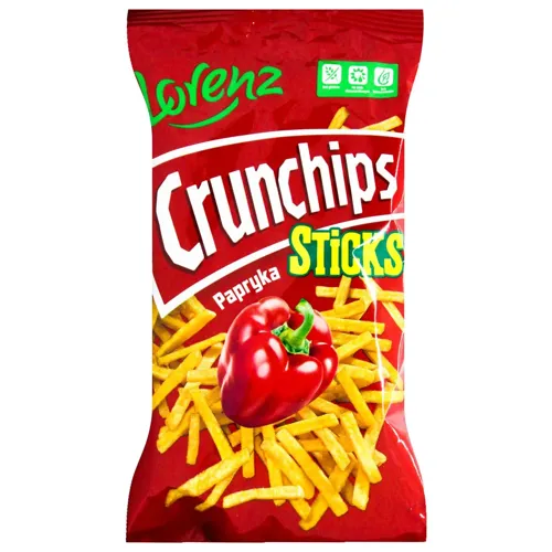Соломка картопляна Lorenz Crunchips зі смаком паприки 70г