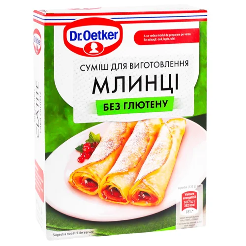 Суміш Dr.Oetker для млинців без глютену 320г