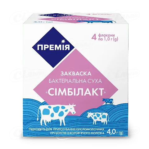 Закваска бактеріальна «Премія»® «Симбілакт», 4*1г/уп