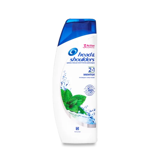 Шампунь і Бальзам-ополіскувач Проти Лупи 2в1 Ментол Head&Shoulders, 200мл