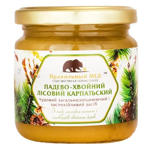 Мед Правильний мед падево-хвойний 260г