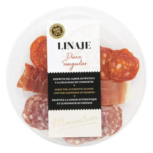 Набір El Conchel Linaje Чорізо, сальчичон та хамон нарізка 100г