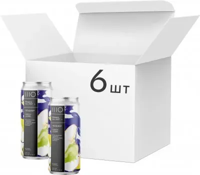 Упаковка пива ШО Лейджер світле нефільтроване непастеризоване 0.33л 4.7% x 6 шт.