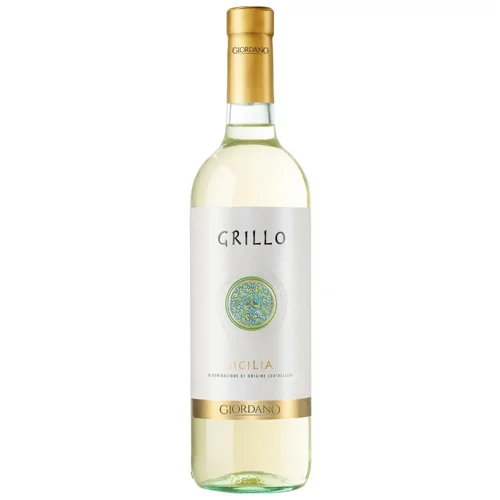 Вино GIORDANO 0,75л біле сухе 12% Грілло Італія
