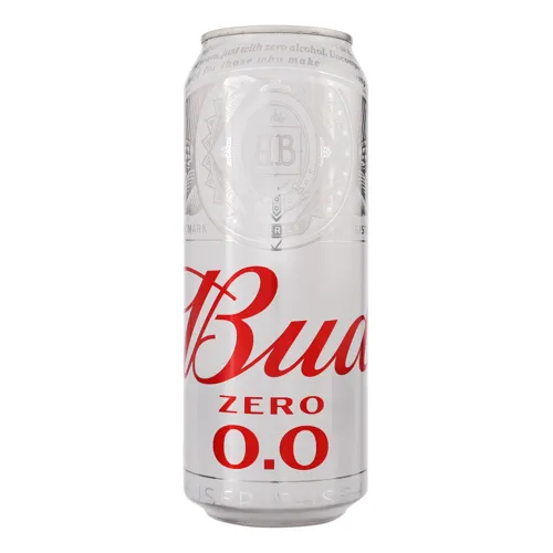 Пиво спеціальне 0.5л 0% світле безалкогольне Zero Bud з/б