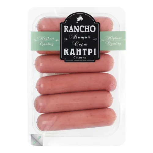 Сосиски Кантрі Rancho лоток 0.275кг