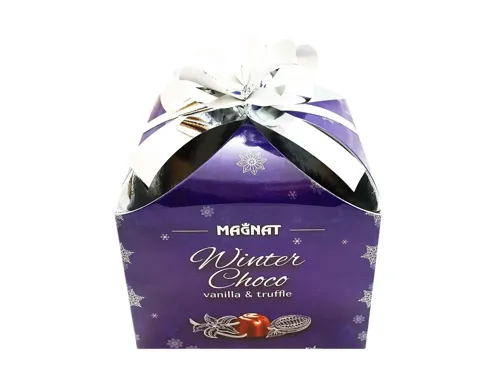 Цукерки Magnat Winter Choco Ваніль та трюфель праліне 320г
