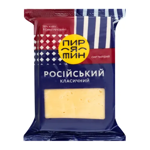 Сир 50% Український Класичний 220г Пирятинъ