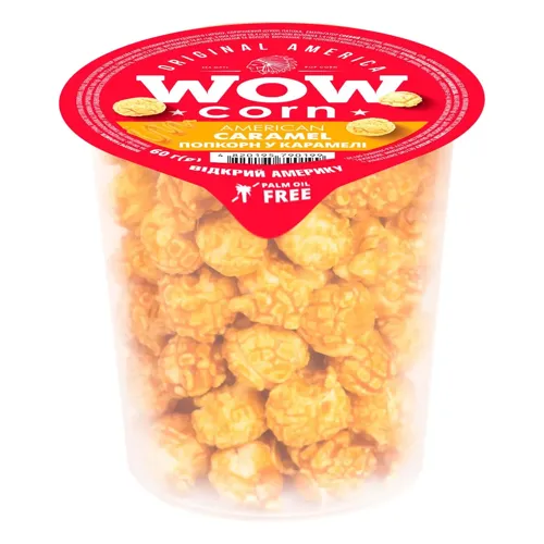 Попкорн WOWcorn у карамелі 60г