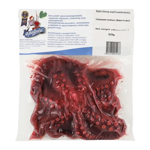 Осьминог Варений Цілий Чищений Власному Соку A Pulpeira, 528г