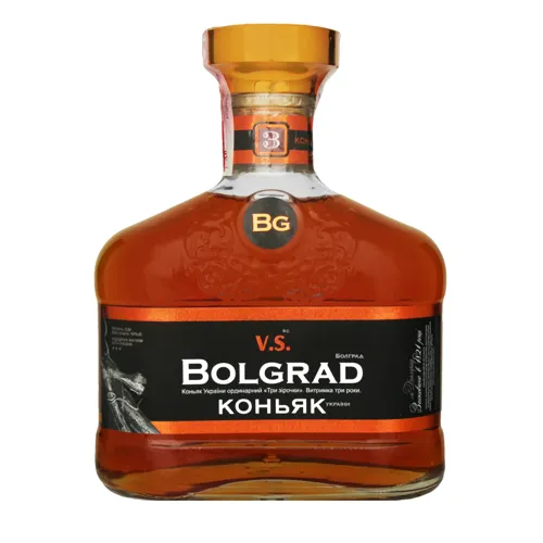 Коньяк 0.5л 40% 3 зірки Bolgrad пл