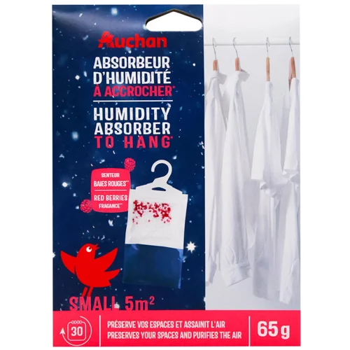 Вологопоглинач для шафи Auchan червоні фрукти 65г