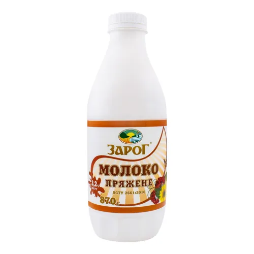 Молоко 3.2% Пряжене ЗароГ 870г