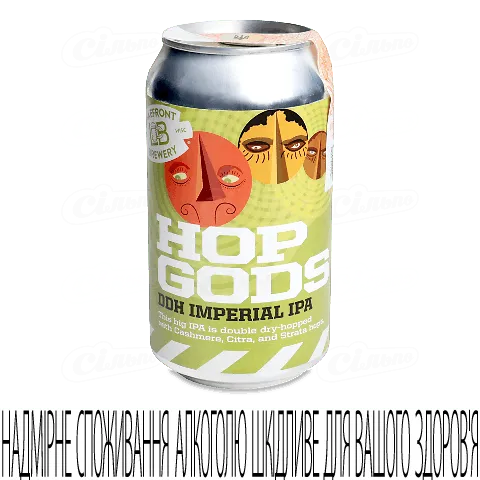 Пиво Lakefront Hop Gods світле з залізної банки, 0,355л
