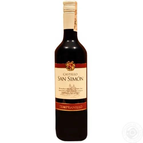 Вино Castillo San Simon Tempranillo червоне сухе 12.5% 0,75л