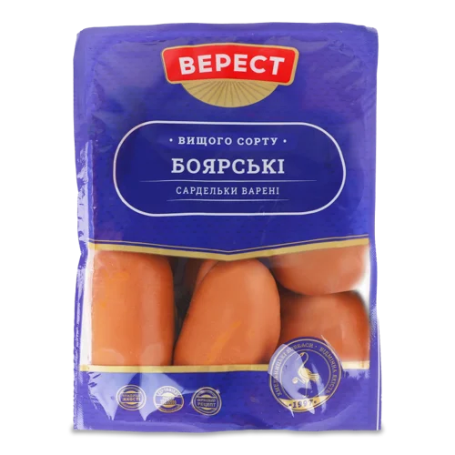 Сардельки Варені Боярські Верест, кг