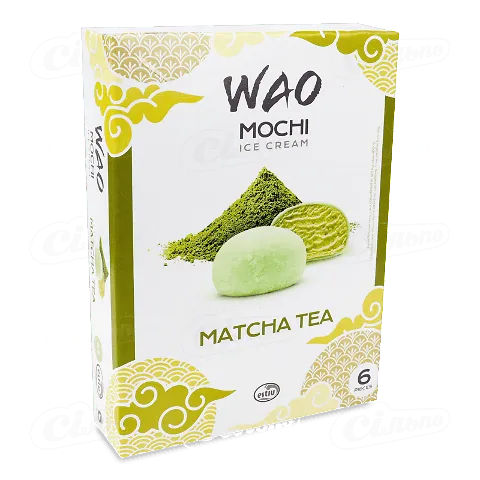 Десерт Wao Mochi з морозивом матча в рисовому тісті, 210г