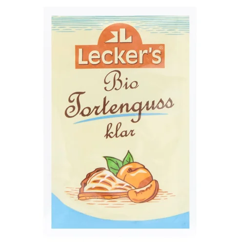 Глазур Lecker's кондитерська прозора органічна 2шт х 15г
