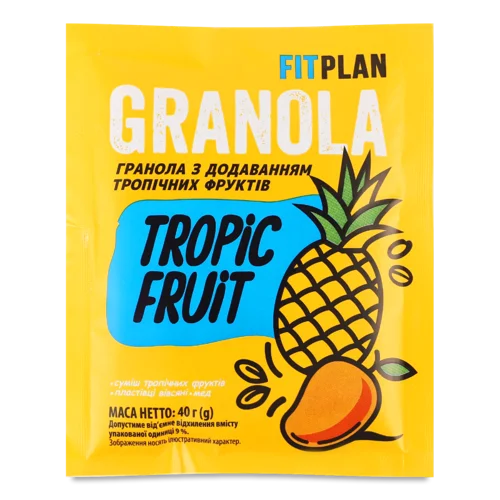 Гранола Tropic Fruit Вищого Ґатунку, 40г