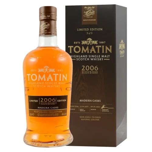 Віскі Tomatin Madeira Casks 15 років 46% 0,7л