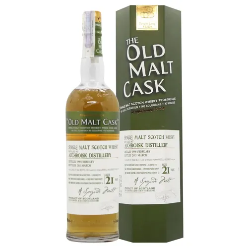 Віскі Old Malt Cask Auchroisk Vintage 1990 21 рік 50% 0,7л