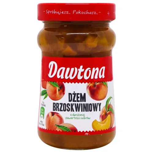 Джем Dawtona персиковий 280г