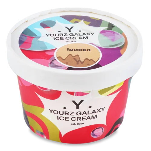 Морозиво Yourz Galaxy Іриска, в/ґ, 500г