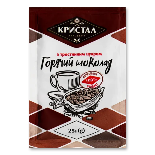 Гарячий Шоколад З Тростинним Цукром, м/у 25г