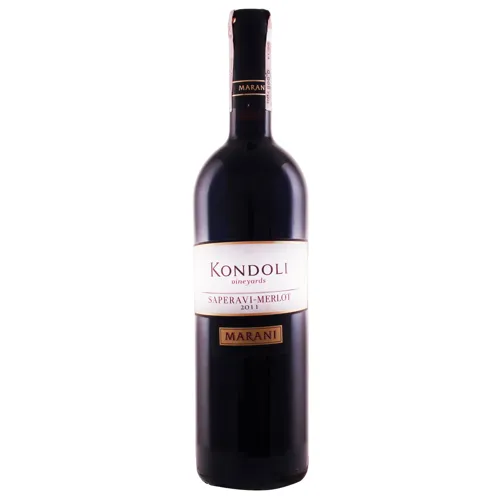 Вино 0.75л 14% червоне сухе Saperavi-Merlot Kondoli Marani пл
