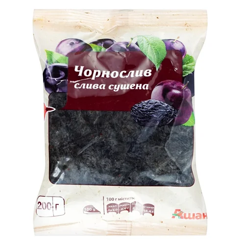 Чорнослив Ашан без кісточки 200г