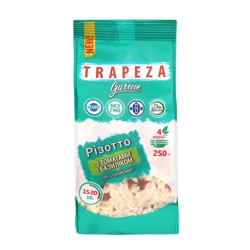 ТРАПЕЗА Різотто з томатами і базиліком по-італійськи 0,25 кг