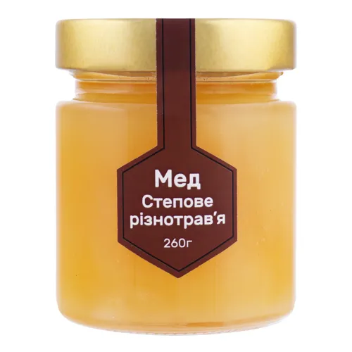 Мед Степове різнотрав'я Медова еліта с/б 260г