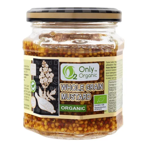 Гірчиця в зернах органічна Французька О2 Only Organic с/б 190г