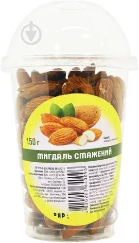 Мигдаль смажений солоний, 150г ТМ ALMOND