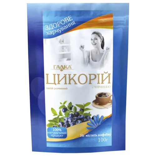 Цикорій Галка розчинний з чорницею 100г