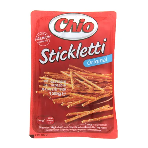 Соломка солона Original Stickletti Chio п/у 125г
