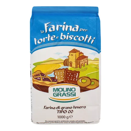 Борошно з м'яких сортів пшениці Torte e Biscotti Molino Grassi м/у 1кг