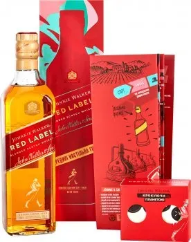Віскі Johnnie Walker Red label витримка 4 роки 0.7л 40%