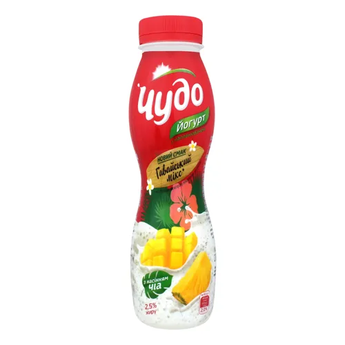 Йогурт 2.5% Гавайський мікс Чудо 270г