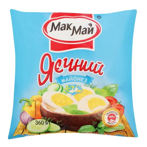 Майонез 57% Яєчний МакМай м/у 360г