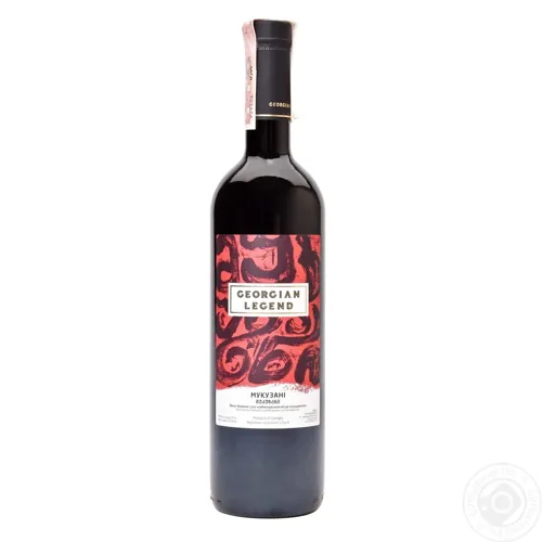 Вино Georgian Legend Мукузані червоне сухе 11-13% 0,75л