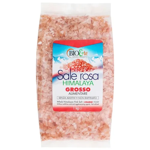 Сіль морська Casa Rinaldi Grosso крупна рожева 1кг