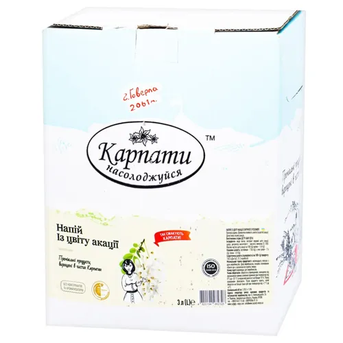 Напій Карпати Насолоджуйся Із цвіту акації 3л