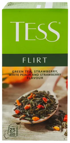 Чай зелений Flirt Tess картонна упаковка 25х1.5г